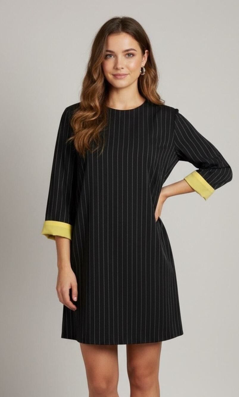 Monomori Pinstripe Mini Dress